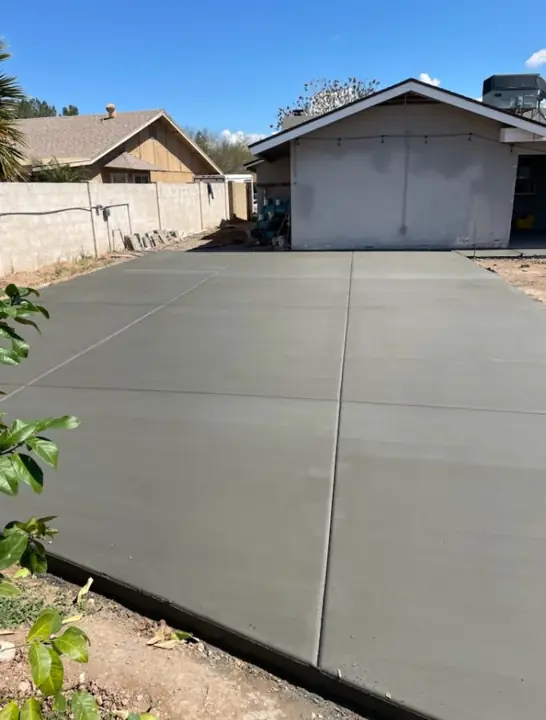 Concrete driveway by Gaitan Custom Concrete, East Valley, AZ