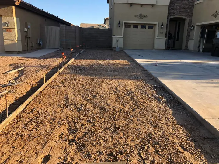 Concrete driveway by Gaitan Custom Concrete, East Valley, AZ