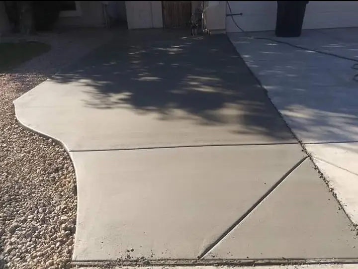 Concrete driveway by Gaitan Custom Concrete, East Valley, AZ