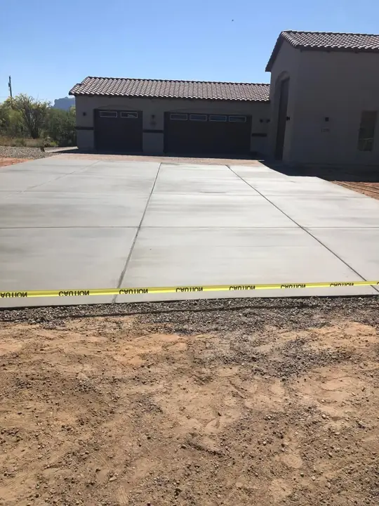 Concrete slab by Gaitan Custom Concrete, East Valley, AZ