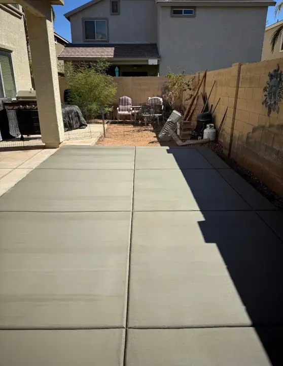 Concrete patio by Gaitan Custom Concrete, East Valley, AZ
