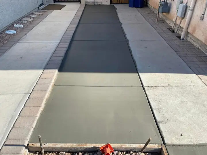 Concrete driveway by Gaitan Custom Concrete, East Valley, AZ