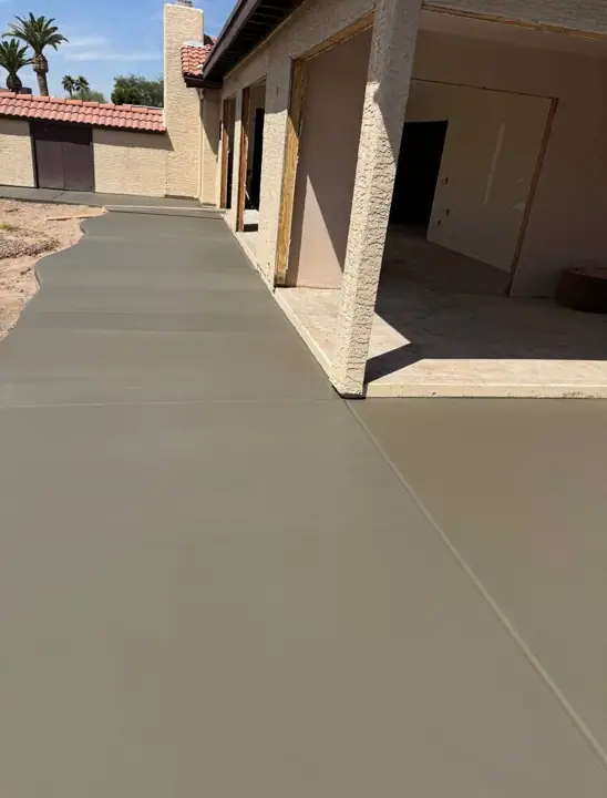 Concrete walkway by Gaitan Custom Concrete, East Valley, AZ