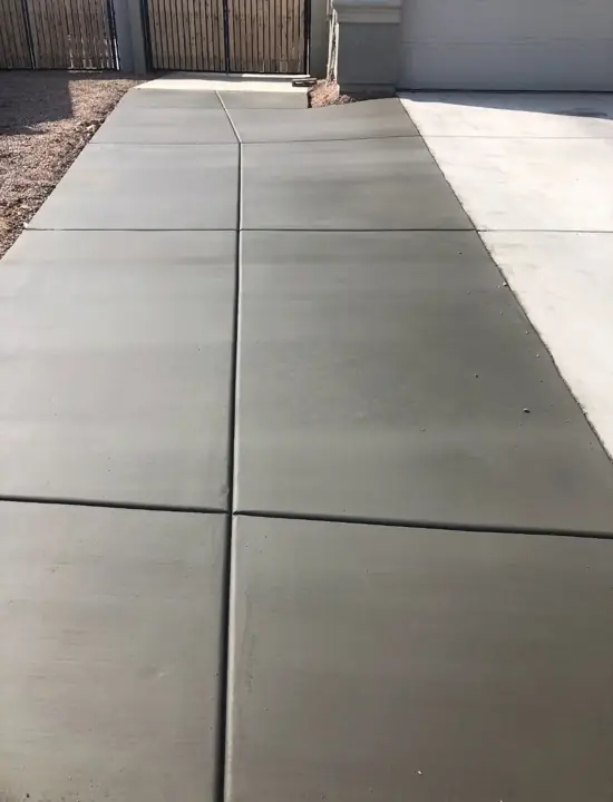 Concrete driveway by Gaitan Custom Concrete, East Valley, AZ