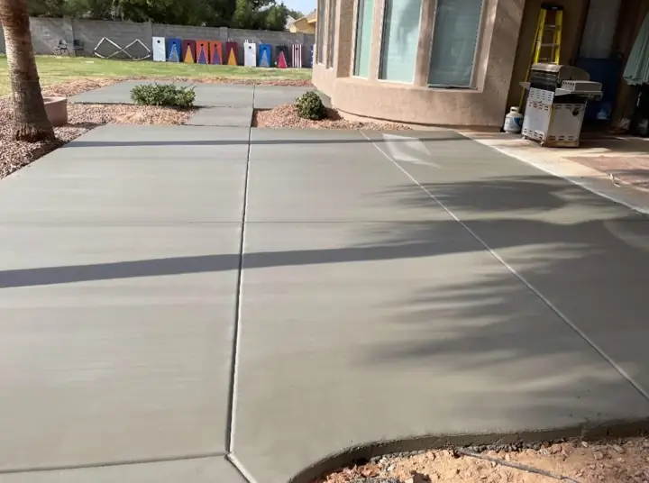 Concrete patio by Gaitan Custom Concrete, East Valley, AZ