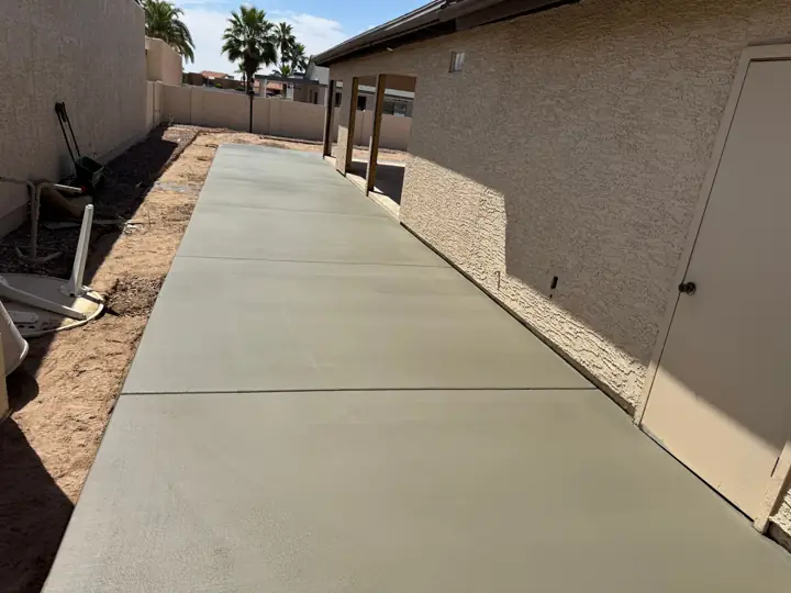Concrete walkway by Gaitan Custom Concrete, East Valley, AZ