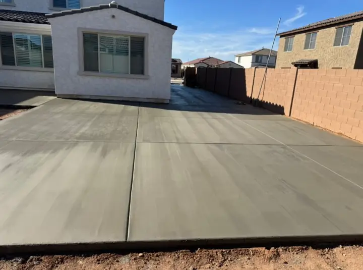 Concrete driveway by Gaitan Custom Concrete, East Valley, AZ