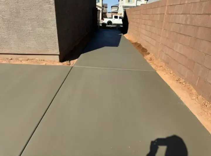 Concrete walkway by Gaitan Custom Concrete, East Valley, AZ
