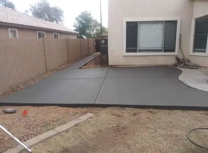 Concrete patio by Gaitan Custom Concrete, East Valley, AZ