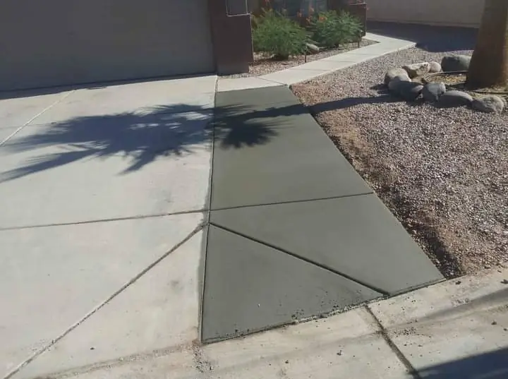 Concrete driveway by Gaitan Custom Concrete, East Valley, AZ
