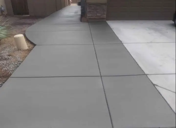 Concrete driveway by Gaitan Custom Concrete, East Valley, AZ