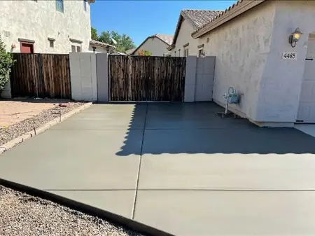 Concrete driveway by Gaitan Custom Concrete, East Valley, AZ